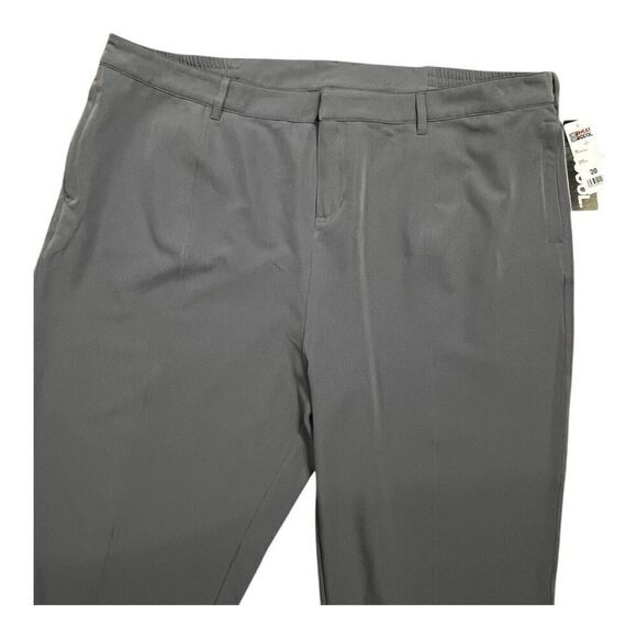 Women 32 Degrees Cool Silver Gray Pants Zipper Pockets Plus Size 20 - Picture 9 of 13